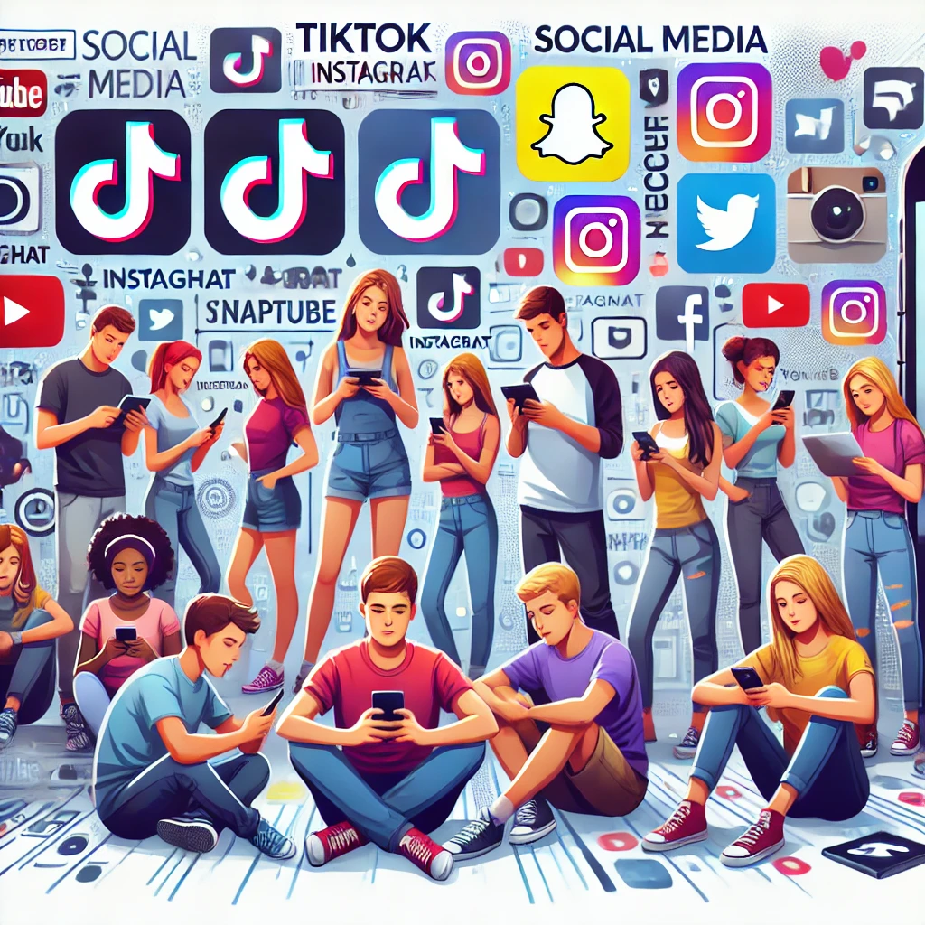 how many teens use social media