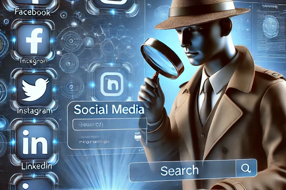 how to find someone's social media