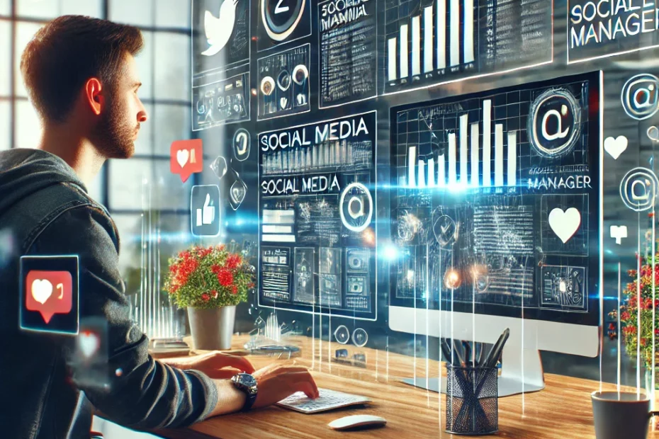 what is a social media manager