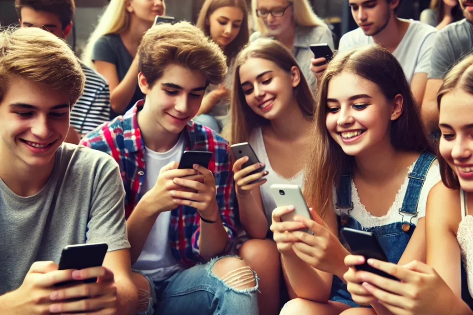 what percentage of teens use social media