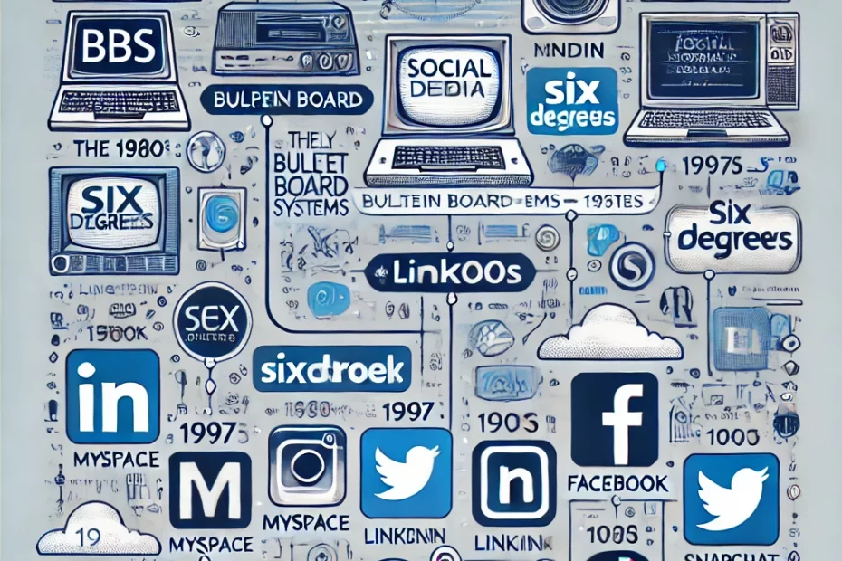 when did social media begin