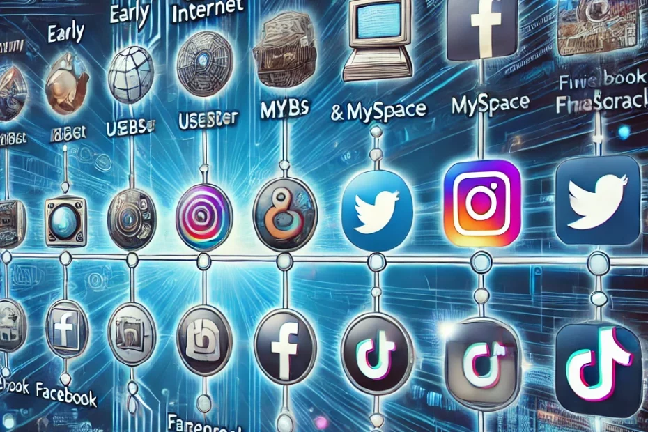 when did the social media start