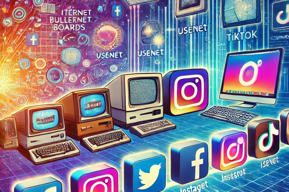 when does social media started