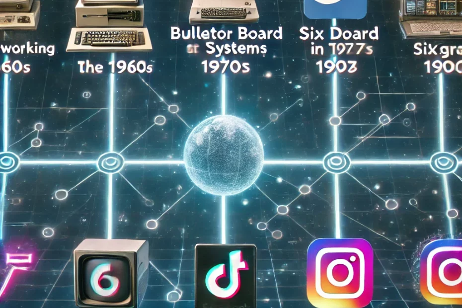 when social media was invented