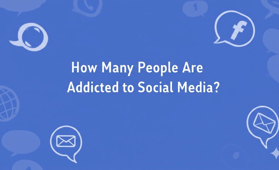how many people are addicted to social media
